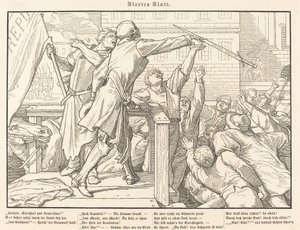 Även en Dödsdans IV av Alfred Rethel