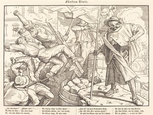 Även en Dödsdans V av Alfred Rethel