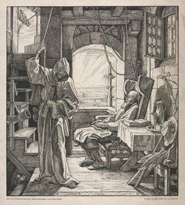 Dödsdansen: Döden som en vän, 1850.