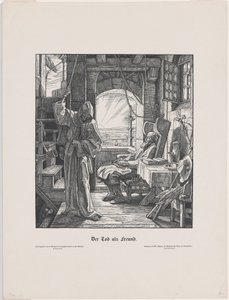 Döden som vän av Alfred Rethel