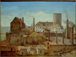 Harkortfabriken vid Burg Wetter vid Ruhr
