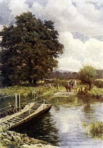 Bablock Hythe Ferry av Alfred Robert Quinton