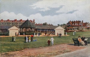 Bandstand und Shelter, Littlehampton av Alfred Robert Quinton