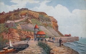 Ingång till Marine Drive, Scarborough av Alfred Robert Quinton