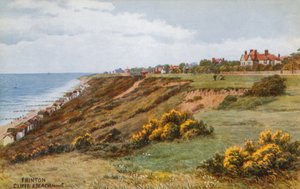 Frinton, Cliffs and Beach från E av Alfred Robert Quinton