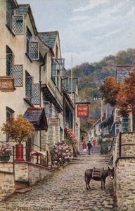 High Street, Clovelly av Alfred Robert Quinton