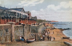 Pavilion und Beach, Clacton-on-Sea av Alfred Robert Quinton