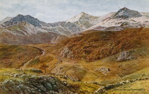 Snowdon, från Pen Y Gwryd av Alfred Robert Quinton