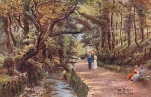The Dingle Colwyn Bay (färglitografi) av Alfred Robert Quinton