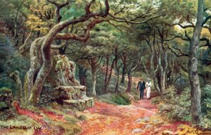 The Landslip, Isle of Wight av Alfred Robert Quinton