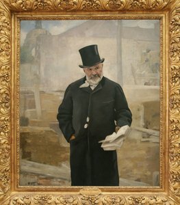 Porträtt av Adolphe Alphand (1817-1891), 1888 (olja på duk) av Alfred Roll