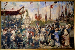 Tredje republiken: ” 14 juli av Alfred Roll