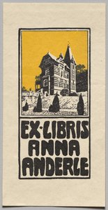 Bokskylt: Anna Anderle