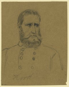 Konfedererade general John Bell Hood av Alfred Rudolph Waud
