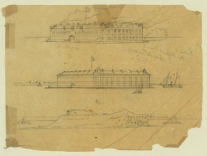 Fort Sumter av Alfred Rudolph Waud