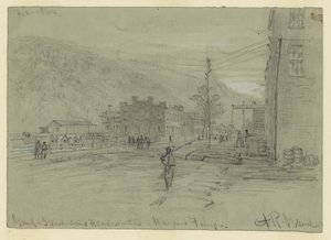 Genl. Stevensons Headqurters-Harpers Ferry av Alfred Rudolph Waud