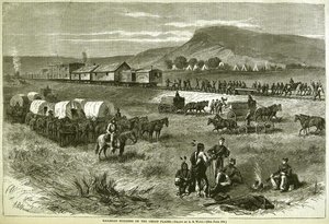 Railroad Building on the Great Plains, från 