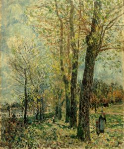 A.Sisley, landsbygd nära Moret av Alfred Sisley