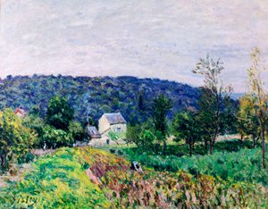 Kullar som omger Paris, 1879 av Alfred Sisley