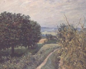 I vingårdarna vid Louveciennes av Alfred Sisley