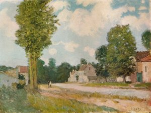 Vägen till Versailles, 1800-talet, 1929 av Alfred Sisley