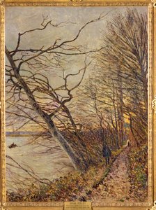 Le Bois des Roches, Veneux-Nadon... av Alfred Sisley