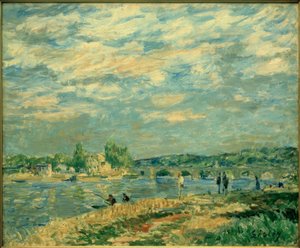 Pont de Sèvres av Alfred Sisley