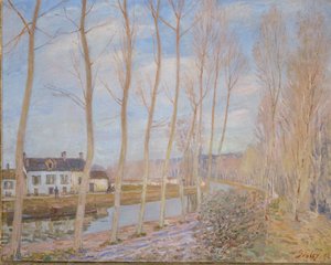 Loingkanalen av Alfred Sisley