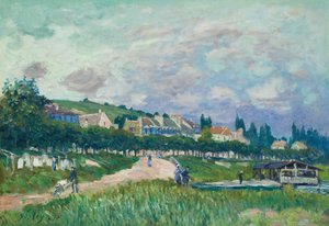 Le lavoir (Tvättstugan) av Alfred Sisley
