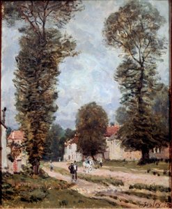 Vägen till Versailles av Alfred Sisley