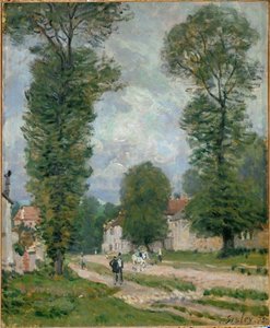 Vägen till Versailles av Alfred Sisley