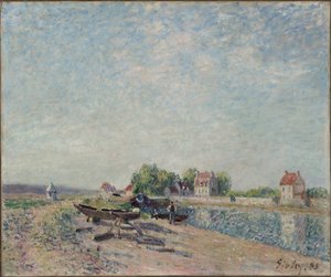Saint-Mammes, Loing-kanalen av Alfred Sisley