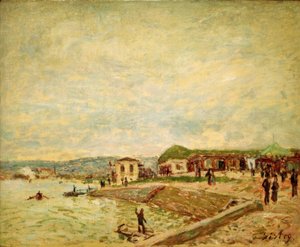 Det är vid gryningen av Alfred Sisley