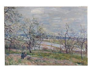 Våren i Veneux-Nadon, 1882 av Alfred Sisley