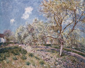 Våren i Veneux, 1880 av Alfred Sisley