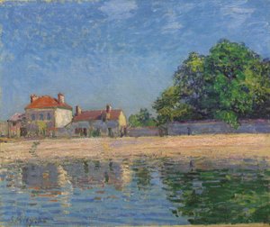 The Banks of the Loing, Saint-Mammes av Alfred Sisley