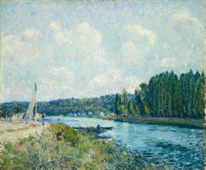 Oises stränder av Alfred Sisley