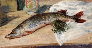 Gäddan, 1888 av Alfred Sisley