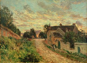 En stig i Louvecienne av Alfred Sisley