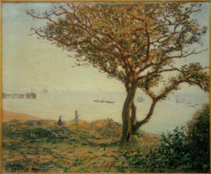 Cardiff Bay (båtar i Cardiff Bay) av Alfred Sisley