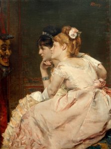 A.Stevens, Den japanska masken av Alfred Emile Stevens