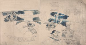 Design för tak och interiörer av Alfred Emile Stevens