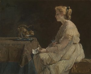 Nutiden, c. 1870 av Alfred Emile Stevens