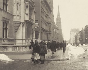 En söndagsmorgon, New York av Alfred Stieglitz