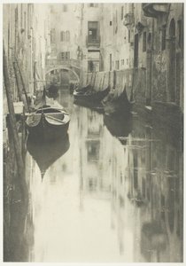 En venetiansk kanal av Alfred Stieglitz