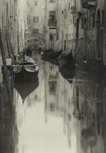En kanal i Venedig av Alfred Stieglitz