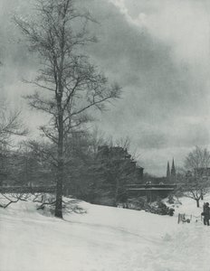 En vinterhimmel – Central Park av Alfred Stieglitz