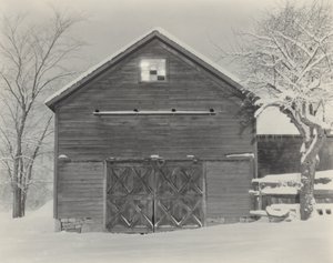 Barn  Snow av Alfred Stieglitz