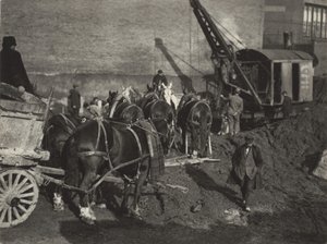 Utgrävning, New York av Alfred Stieglitz