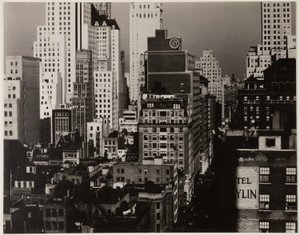 Från mitt fönster på An American Place, North av Alfred Stieglitz